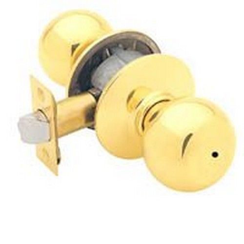 NIB 20/PACK SCHLAGE LOCK F SERIES - ORBIT F40ORB605 ORBIT PRIVACY KNOB BRT BRASS