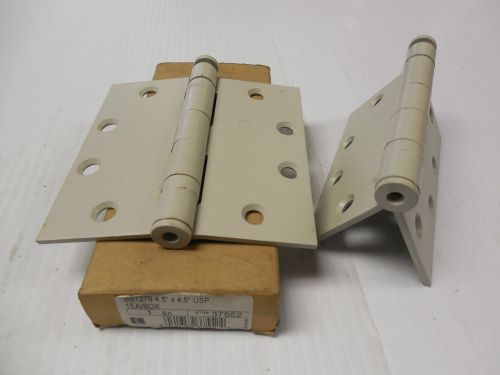 NEW LOT OF 2 HAGER FULL MORTISE DOOR HINGE BB1279 4.5&#034; X 4.5&#034; USP