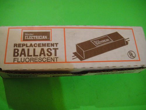 MASER ELECTRICIAN ENERGY SAVING BALLAST 503 045