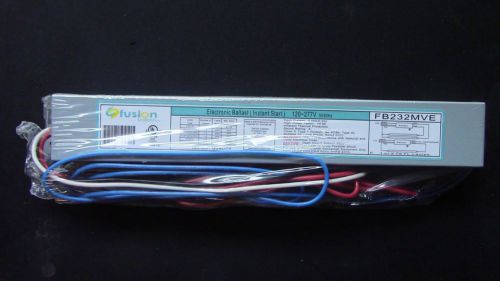 NEW FUSION FB232MVE INSTANT START 120-277V-AC 32W BALLAST LIGHTING B379065