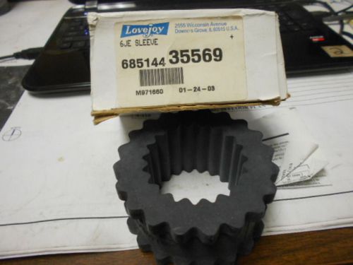 NEW LOVEJOY SHAFT COUPLER INSERT 6JE SLEEVE