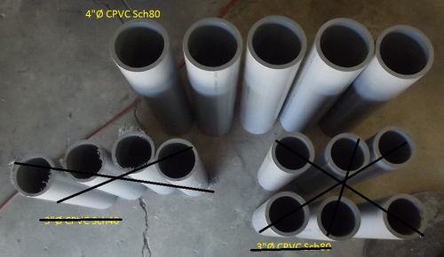 Harvel corzan 4&#034; cpvc pipe for sale