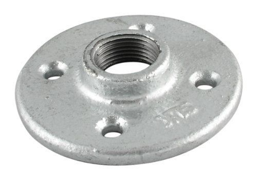 LDR 311 F-112 Galvanized Floor Flange  1-1/2-Inch