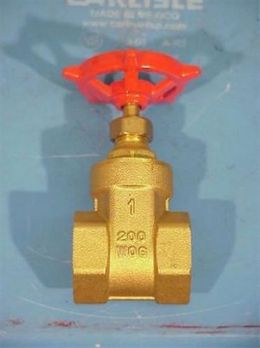 B &amp; K Industries / RWV 1&#034; NPT Brass Gate Valve