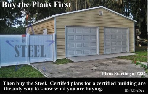 Steel Buildings Plans, Steel Buildings: Garages, storage buildings