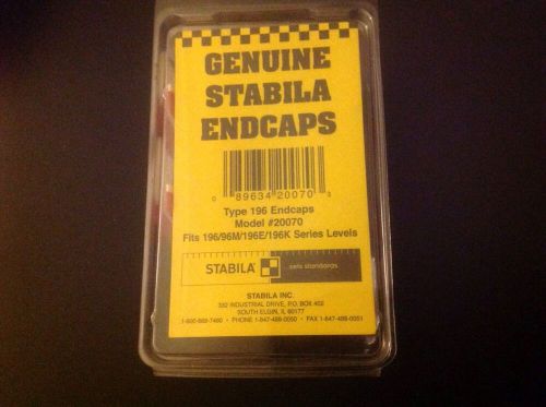 Genuine Stabila Endcaps Type 196 Model#20070 Fit196/96M/196E/196K Series Levels