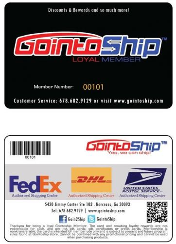 150 full color custom plastic membership  pvc cards for sale