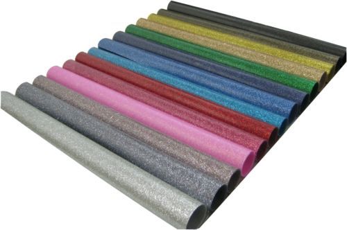 Siser Glitter 14 colors kit Heat Press Transfer Vinyl 20&#034;x12&#034; faux stones effect