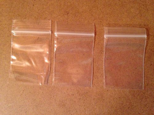 1.5&#034; x 2&#034;, 2 MIL Clear Zip Lock Bags, Qty 200