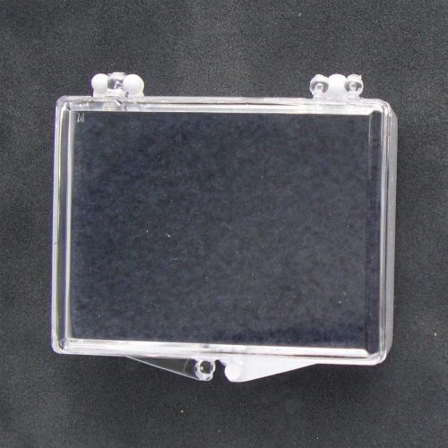 Blank Plastic Pin Display Case Box Disney Military Police Biker Collectible SM