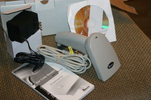 BAR CODE SCANNER   ARGOX AS-8150   LONG RANGE   BOX   CD   MANUAL   POWER PLUG