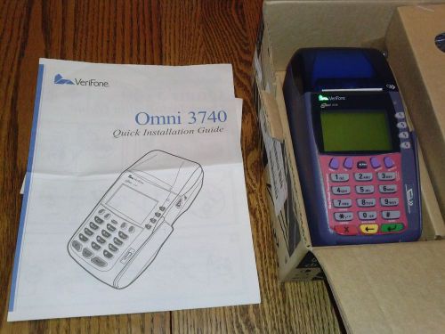 Credit Card Terminal   Omni 3740  Verifone