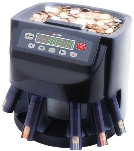 Cassida Coin Sorter Hopper Cap. 2000 Coins Coin Bin Cap. 900 Coins  U.S. Coins