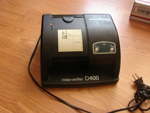 AccuBanker insta verifier D400