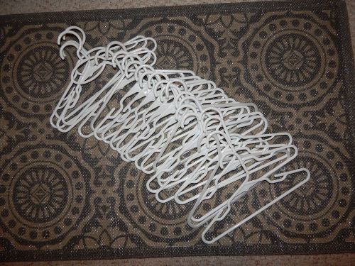 20 White Infant Clothing Hanger