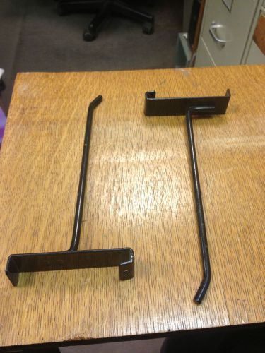 21 Used Black Chrome 7&#034; Grate Wall Hooks