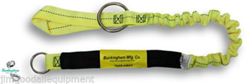 Tear Away Bungee Chainsaw Lanyard,48&#034; &amp; 1-1/8 Steel Strength,1 3/4&#034; Ring