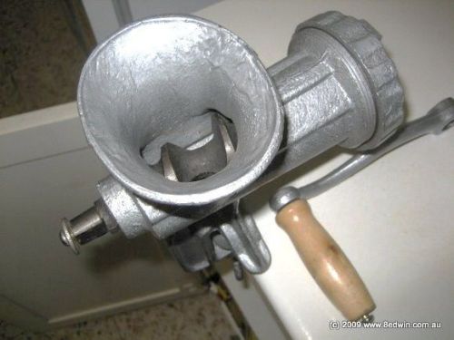 Quality cast iron hand meat mincer - brand new for sale