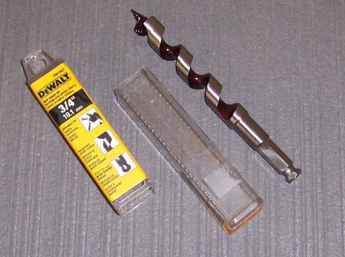 DeWalt DW1667 3/4&#034; x 6&#034; Power Ship Auger Bit