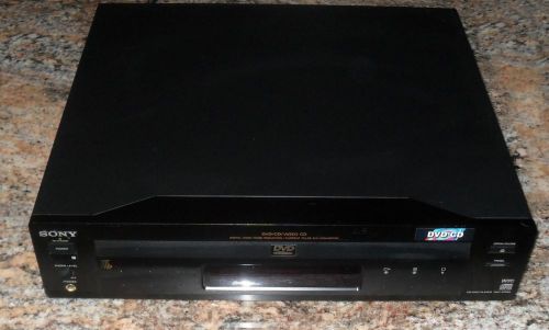 Sony DVP-S7000 DVD CD Combo Single Adult Owner WORKS GREAT! DVP