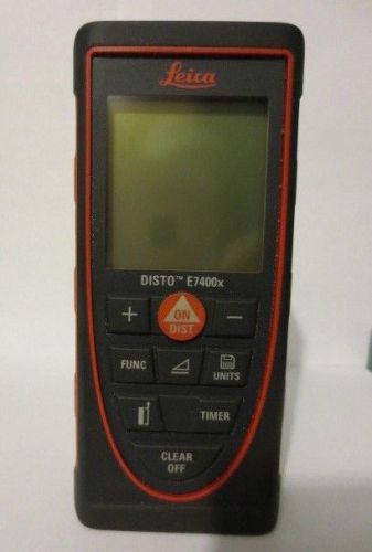 Leica DISTO E7400X - The Orginal Laser Distance Meter &amp; Holster - Mint Condition