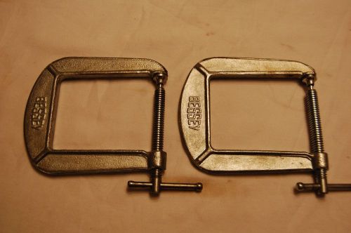 Pair of Bessy C Clamps 3&#034; X 4-1/2&#034;