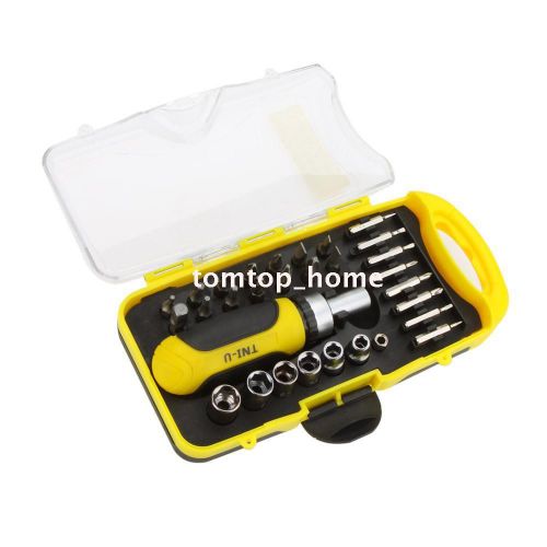 30in1 Ratchet Precision Screwdriver Set Telecom Repair Tool Kit for Phone PC TV