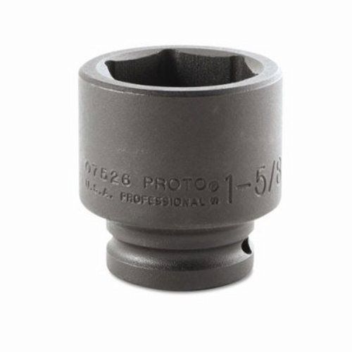 Proto Torqueplus Impact Socket, 3/4&#034; Drive, 1-5/8&#034; Opening, 6-Point (PTO07526)