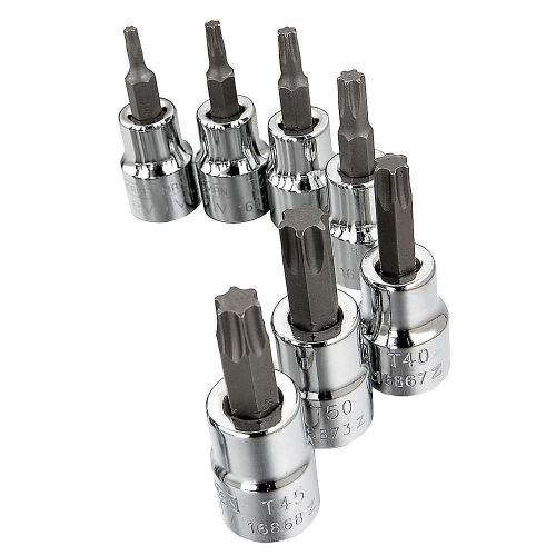 Torx bit socket set~ 3/8&#034; drive, craftsman evolv 7-pc, lifetime warranty~ #1005~ for sale