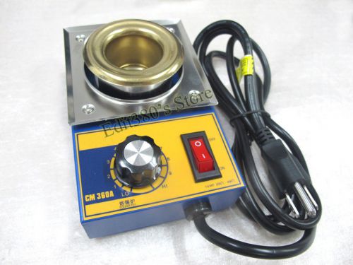 Solder Pot Soldering Desoldering Bath Titanium Plate CM360A 110V 100W 200-480°C