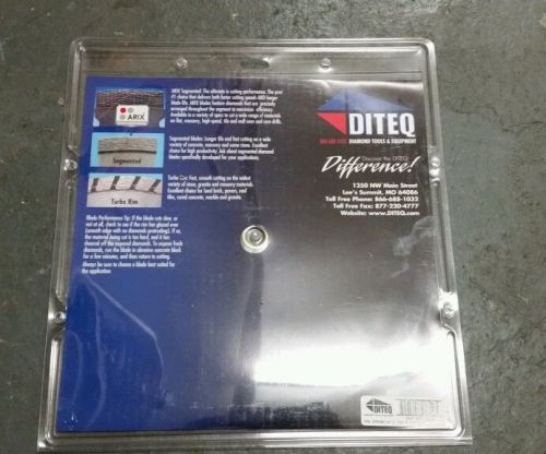 Diteq 14 inch x .125 inch x 1 inch 20mm U13- Xtra Universal Segment Blade D70080