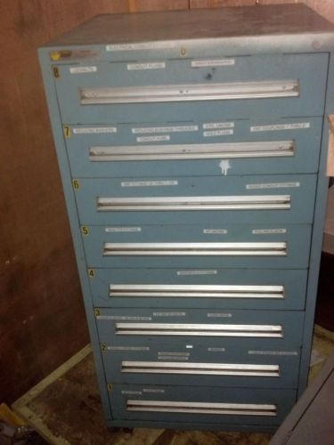 USED STANLEY VIDMAR 8 DRAWER CABINET STORAGE CABINET TOOL STORAGE