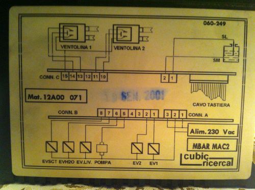 Nuova Simonelli Program Plus VIP control Box