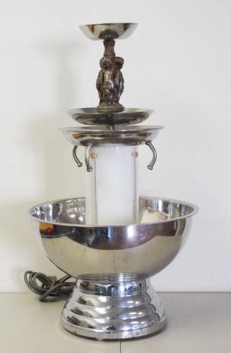 Vintage Stainless Steel Pontrelli Mars Champagne Wedding Beverage Fountain M-373