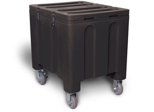 Black  ice caddy i    mobile ice bin / beverage merchandiser for sale