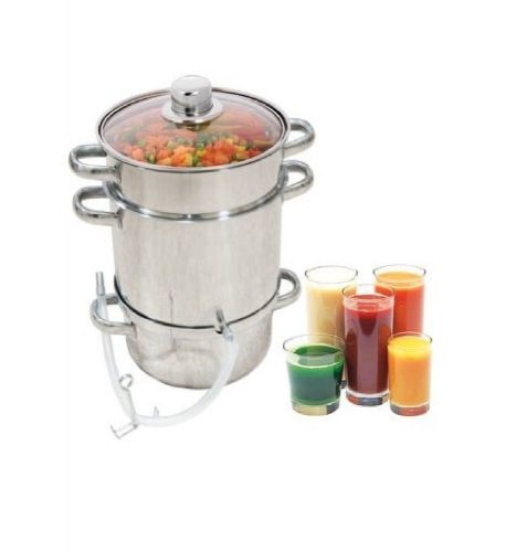 10 Liters Stainless Steel STEAM JUICER Steamer Cooker Large Capacity Juice Maker