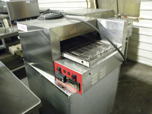 Q-MATIC Q20E PIZZA BREAD SANDWICH BAKING 16&#034; CONVEYOR 220 VOLT 1 PHASE OVEN