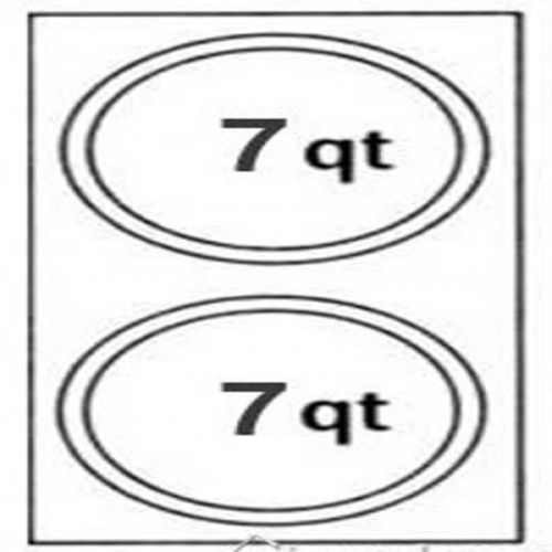 66093 2-Hole Adapter Plate for 7 Qt. Inserts for 6055A Series