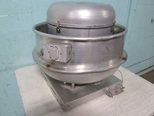 &#034;LOREN COOK&#034; HEAVY DUTY COMMERCIAL 25&#034;W ROOF TOP EXHAUST FAN, 0.167HP,115V,1 Ph