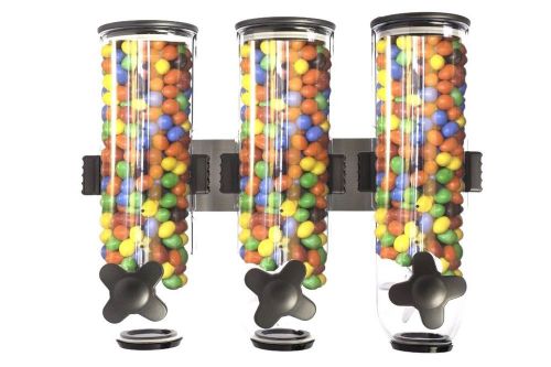 3 Canister Frozen Yogurt Toppings Dispenser  Mount Set NEW!