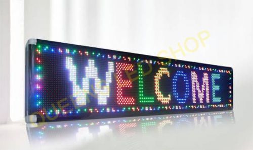 High Resolution 7 Color L.E.D Sign 15 x 53   ($99 Deposit - Read description)