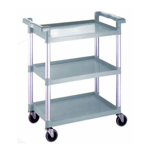 NEW RESTAURANT  GRAY UTILITY CART SIZE 30&#034; x 17.5&#034;x 37.5&#034; SUC-35G