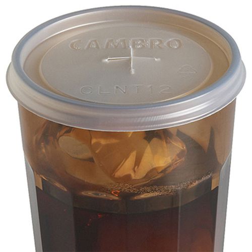 CAMBRO DISPOSABLE LID FITS 12 OZ. NEWPORT TUMBLER, 1000PK TRANSLUCENT CLNT12-190