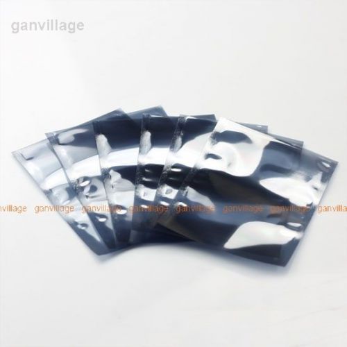 25pcs Anti-Static Shielded Bags Waterproof 10x13cm Open-Top For 2.5&#034; Hard Drives