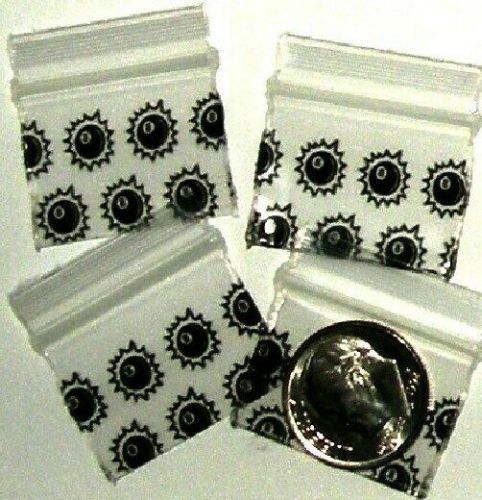 200 Magic Eight Ball 1 x 0.75&#034; mini ziplock bags 1034 Apple brand Baggies