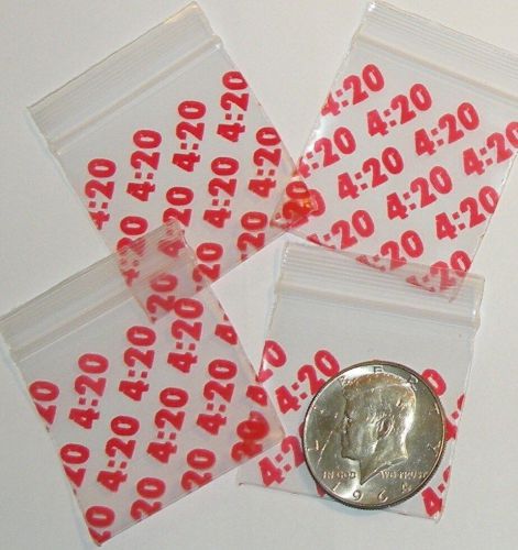 It&#039;s 4:20! - 200 1.75 x 1.75&#034;   mini ziplock bags 175175 Baggies