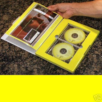 MediaBook CD/DVD Presentation Shipper 100ct Yellow