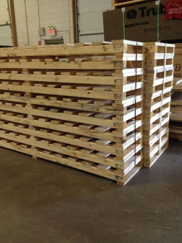 45x40 shipping skids brand new custom built to size wooden 2x6, 4x4 for sale