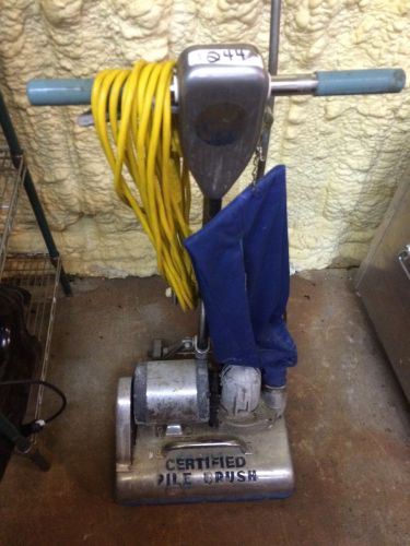 Certified Pile Brush Commercial Carpet Restoration Vacuum Lifter