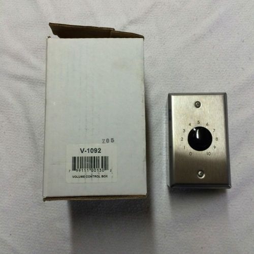 Valcom v-1092 wall mount volume control for sale